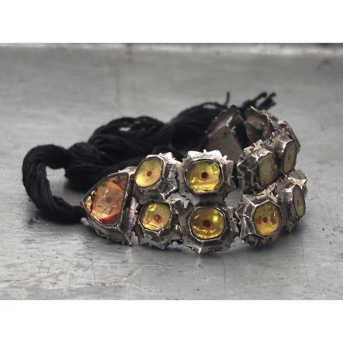 Amber Glass Talismanic Bracelet - Image 5