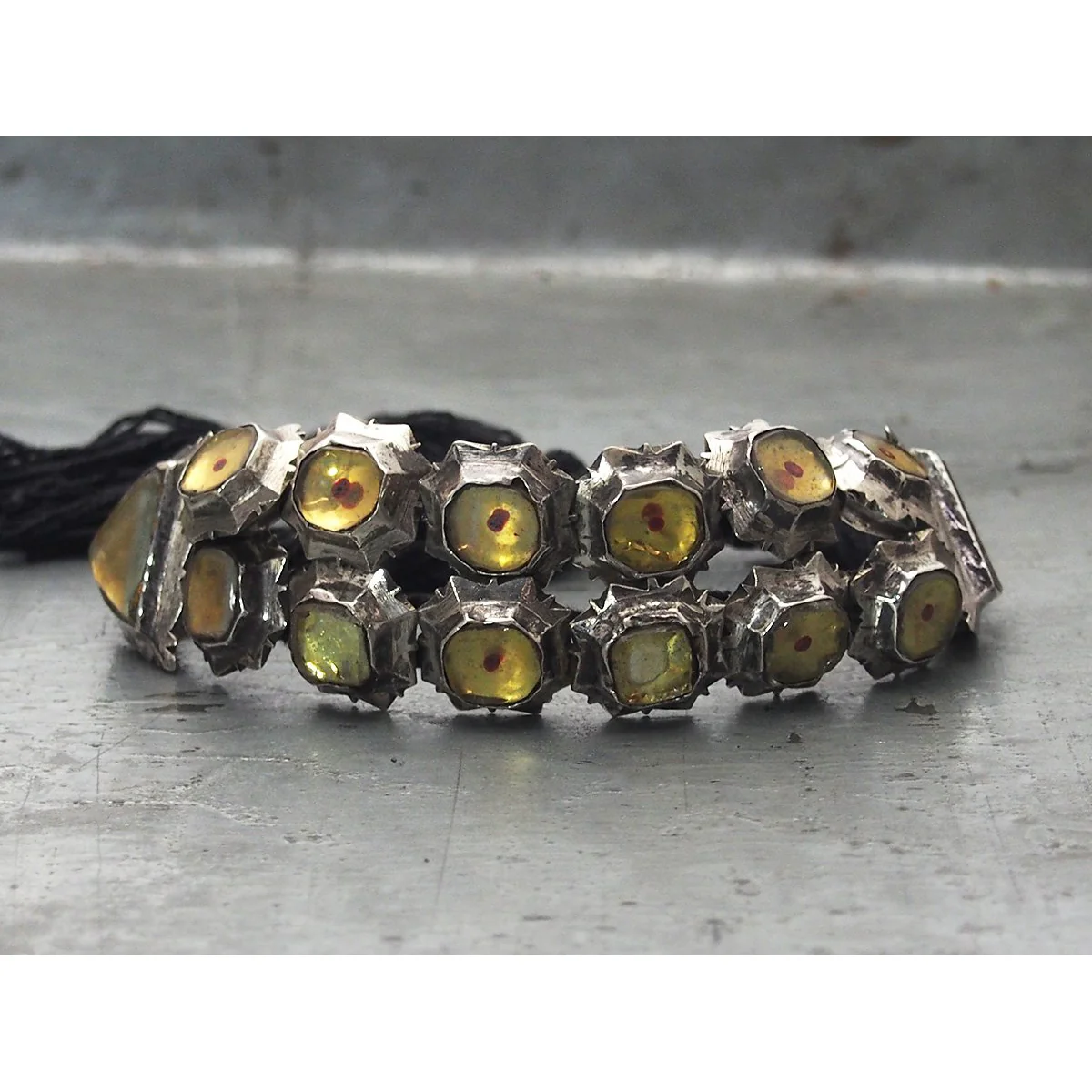 Amber Glass Talismanic Bracelet - Image 6
