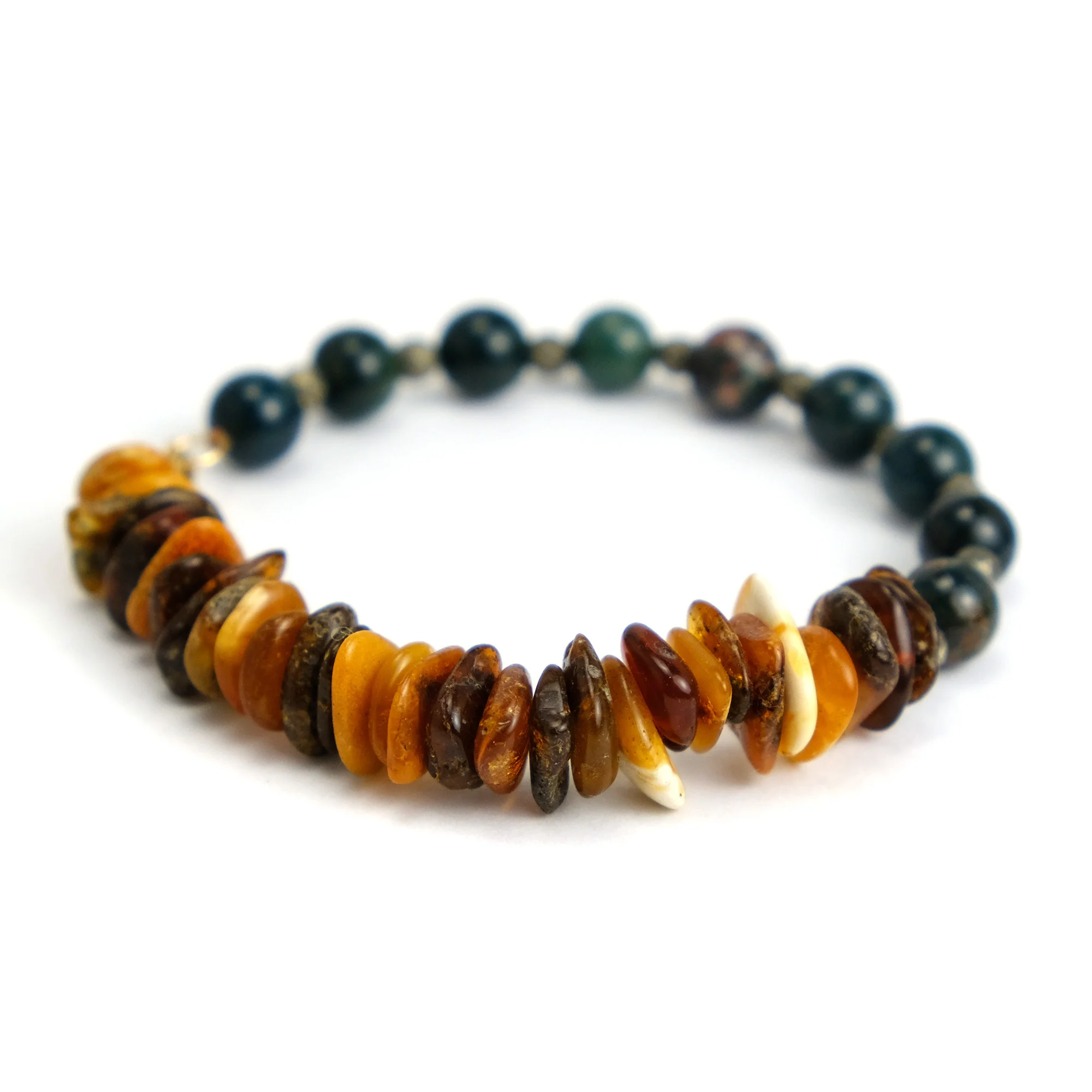 Amber with Bloodstone Bracelet - Image 3
