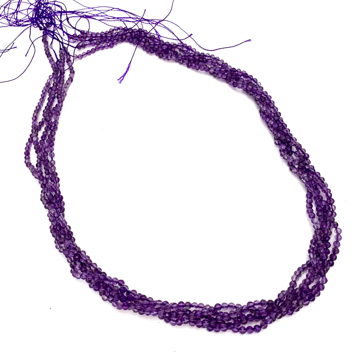 Amethyst 2.5mm Faceted Rounds - Image 4