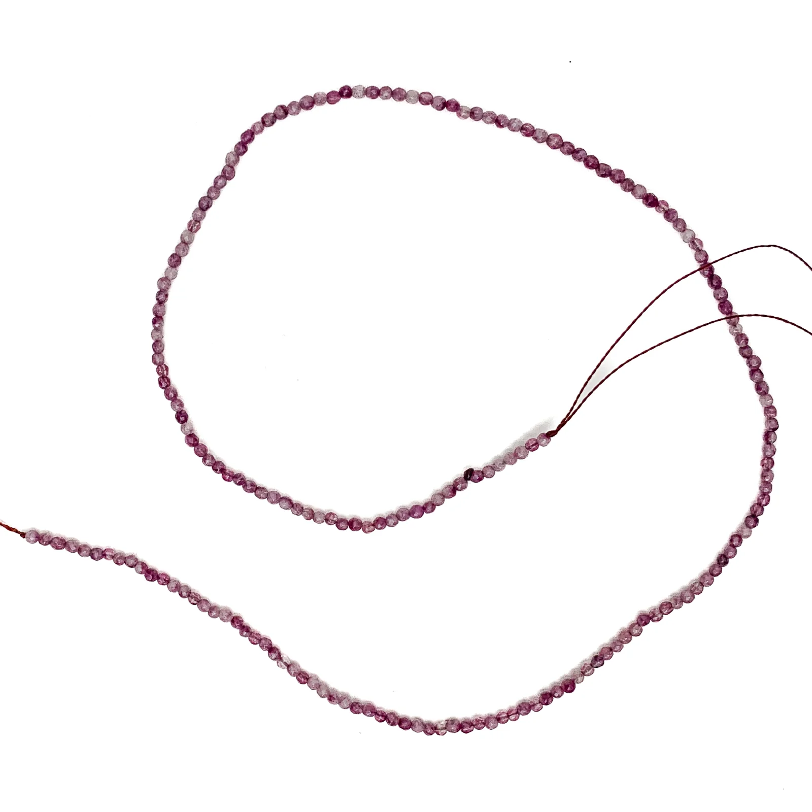 Amethyst 2mm Faceted Rounds Bead Strand - Image 2
