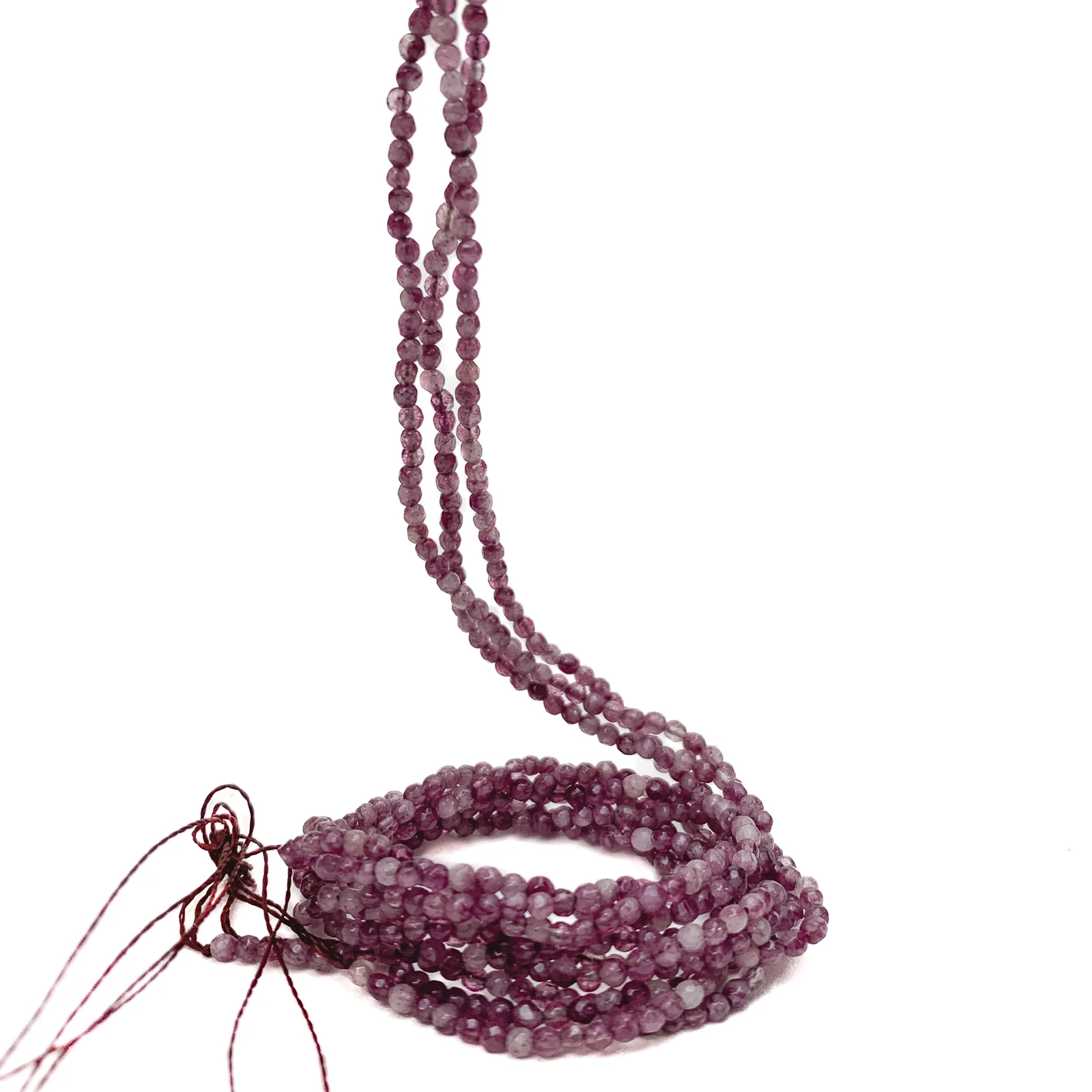 Amethyst 2mm Faceted Rounds Bead Strand - Image 3