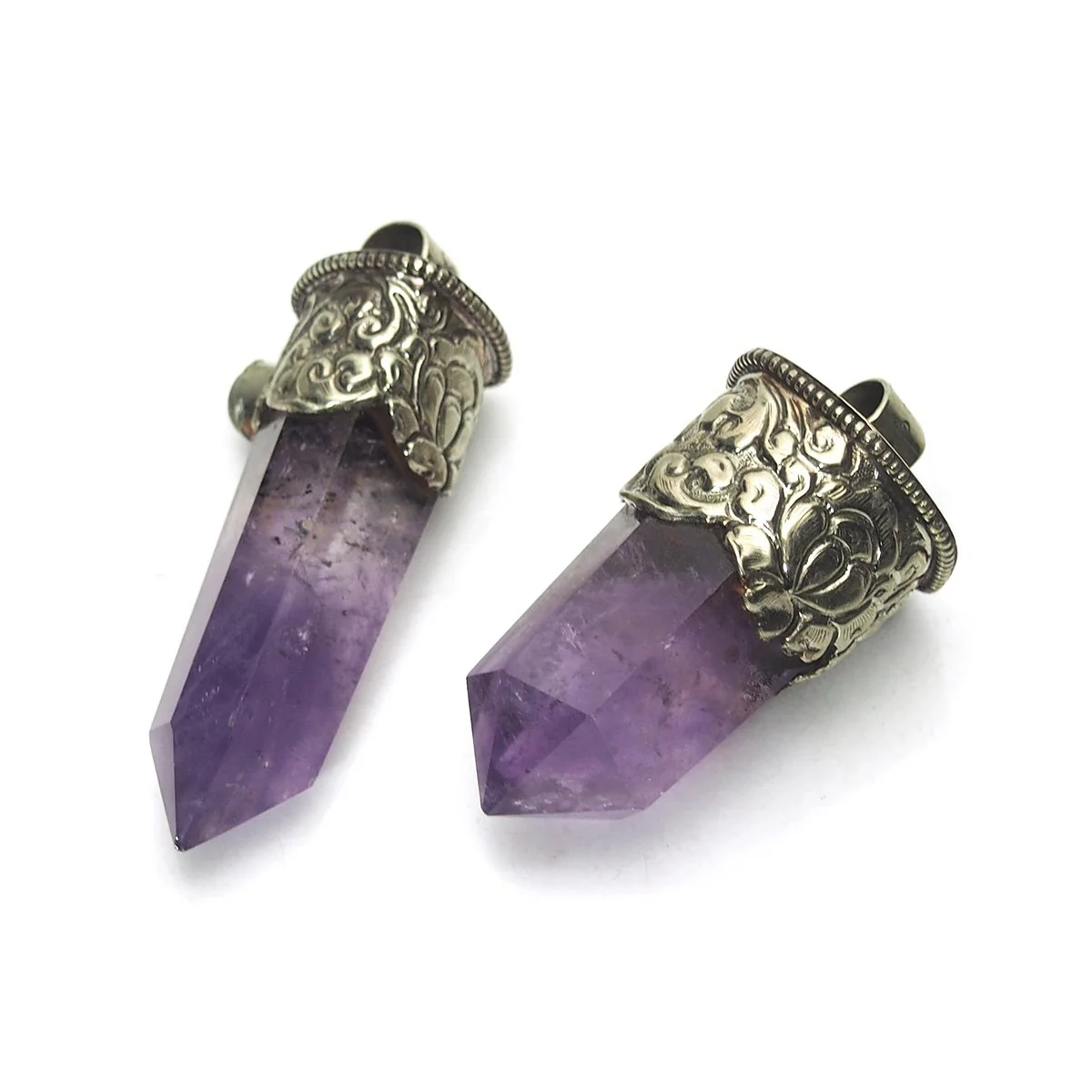 Amethyst Point/Labradorite Pendant - Image 2