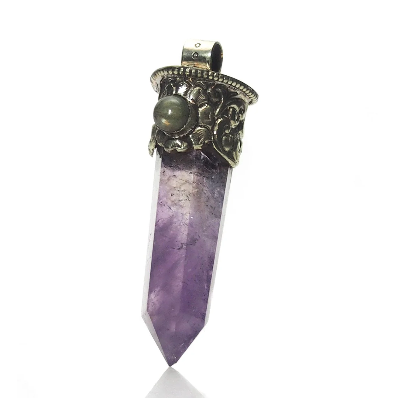 Amethyst Point/Labradorite Pendant - Image 4