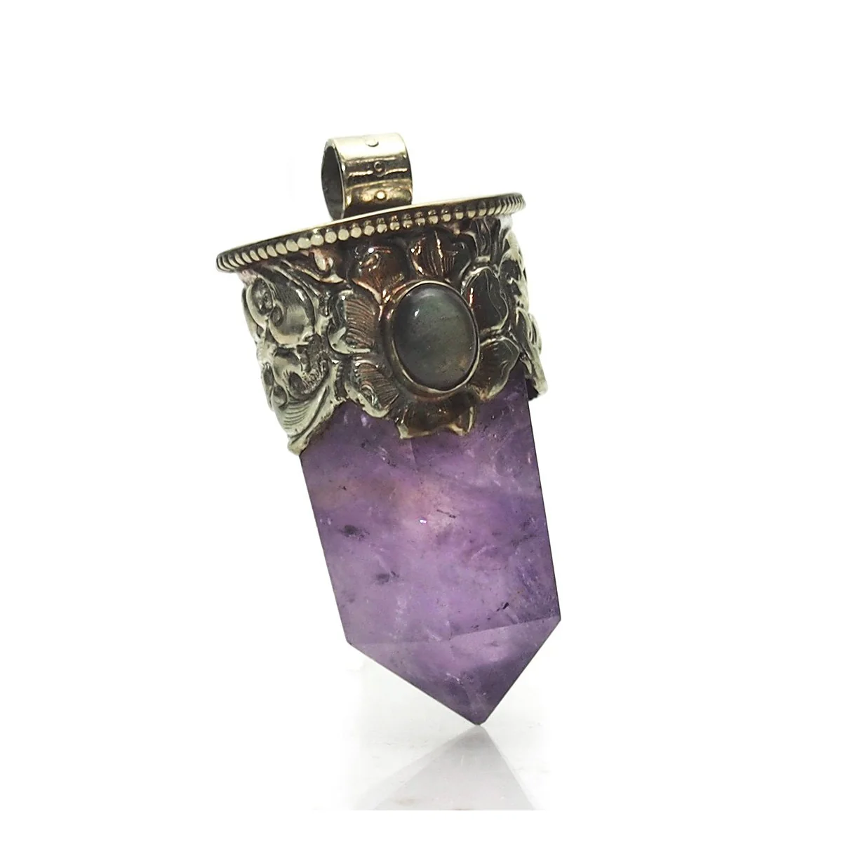 Amethyst Point/Labradorite Pendant - Image 5