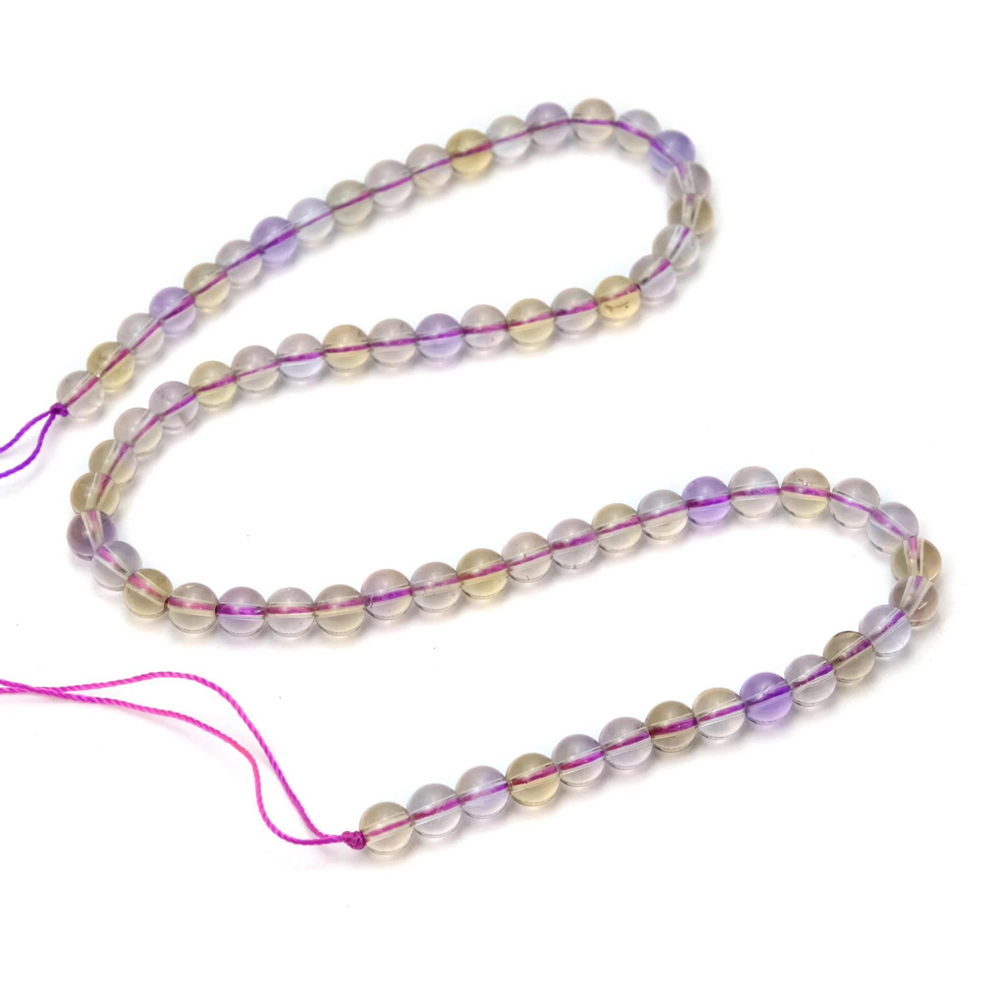 Ametrine Bolivia 6mm Smooth Rounds - Image 2