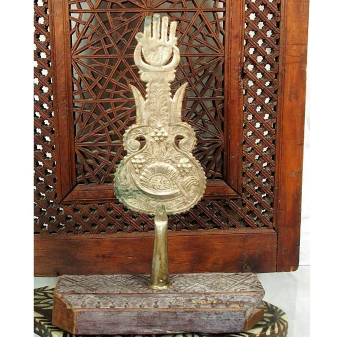 Hamsa Hand of Fatima Staff Standard Emblem Alam 1 - Image 2
