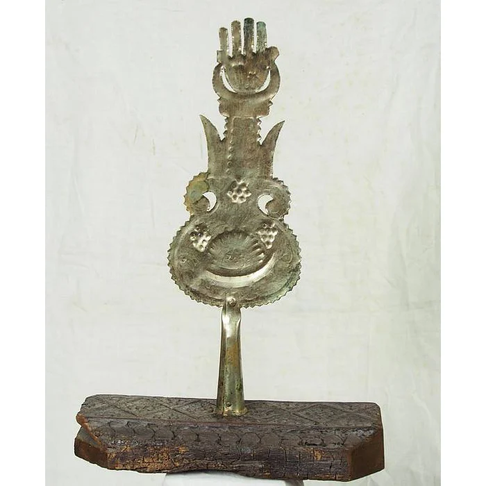 Hamsa Hand of Fatima Staff Standard Emblem Alam 1 - Image 3