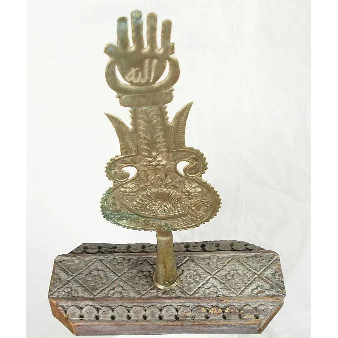 Hamsa Hand of Fatima Staff Standard Emblem Alam 1 - Image 4
