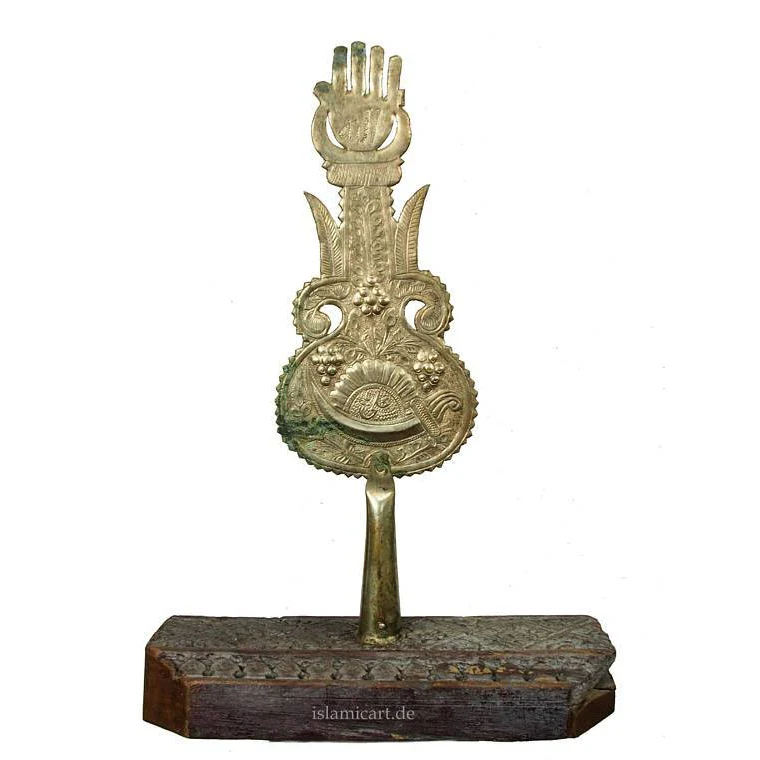 Hamsa Hand of Fatima Staff Standard Emblem Alam 1 - Image 5