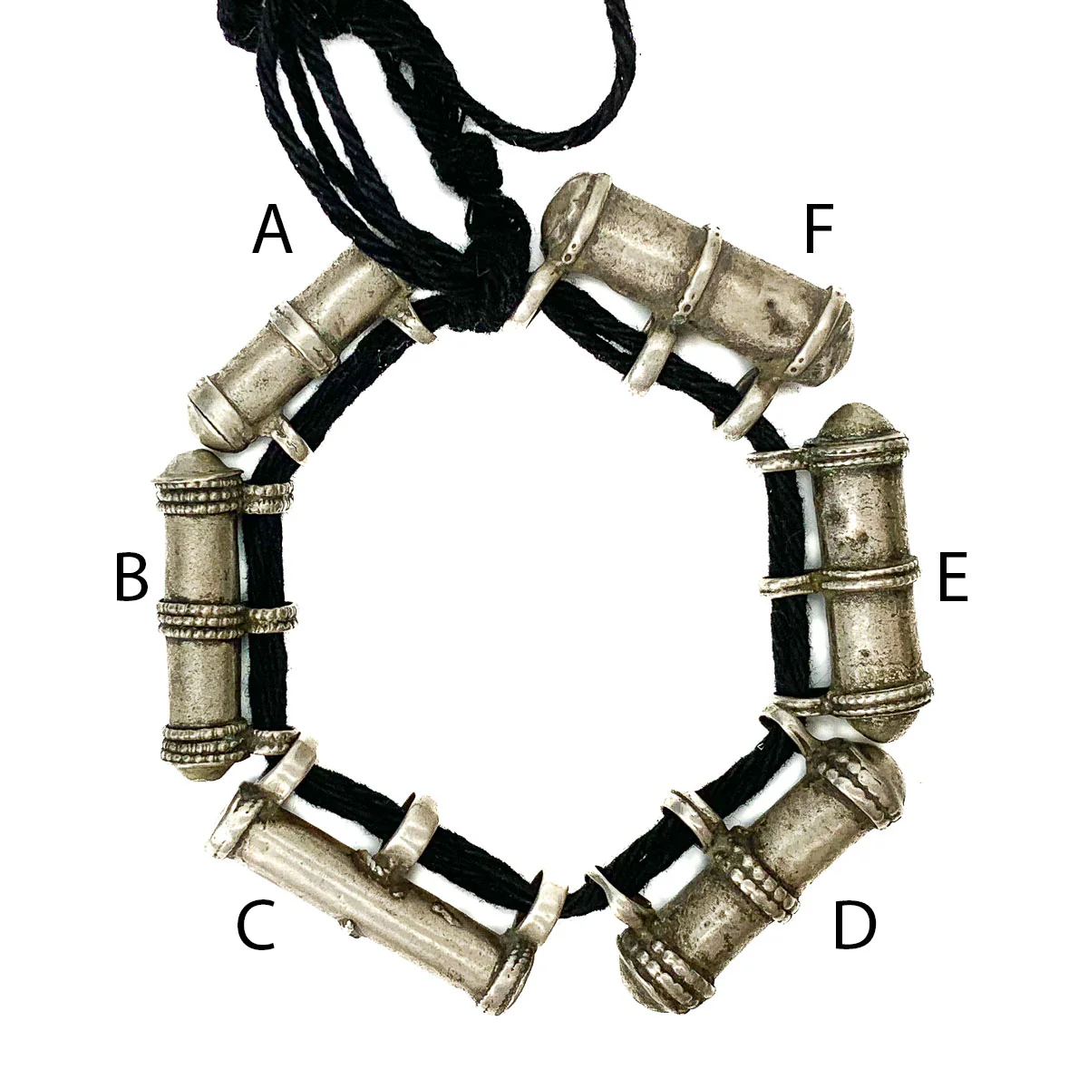 Antique Silver Telsum Prayer Box Pendants - Image 2