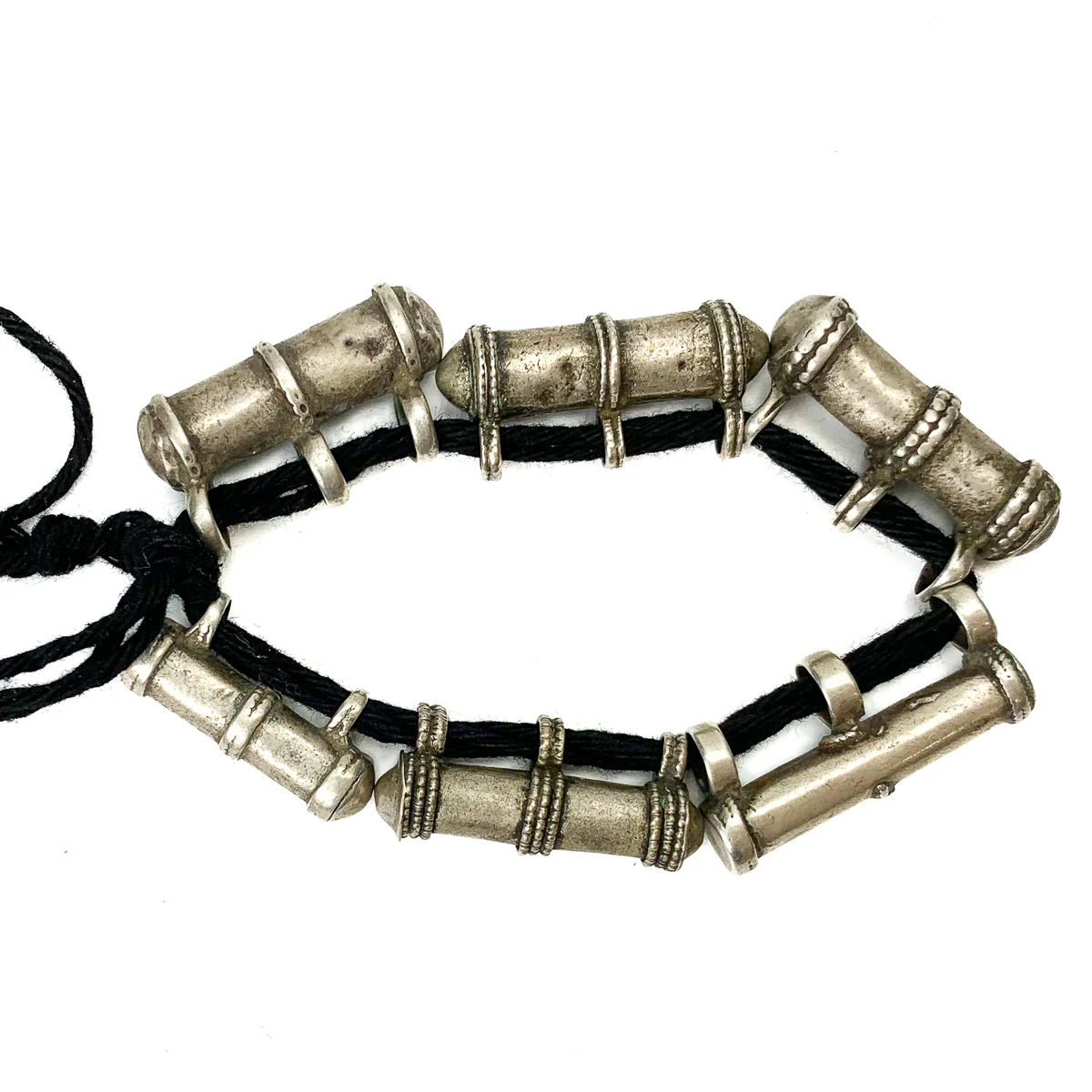 Antique Silver Telsum Prayer Box Pendants - Image 3