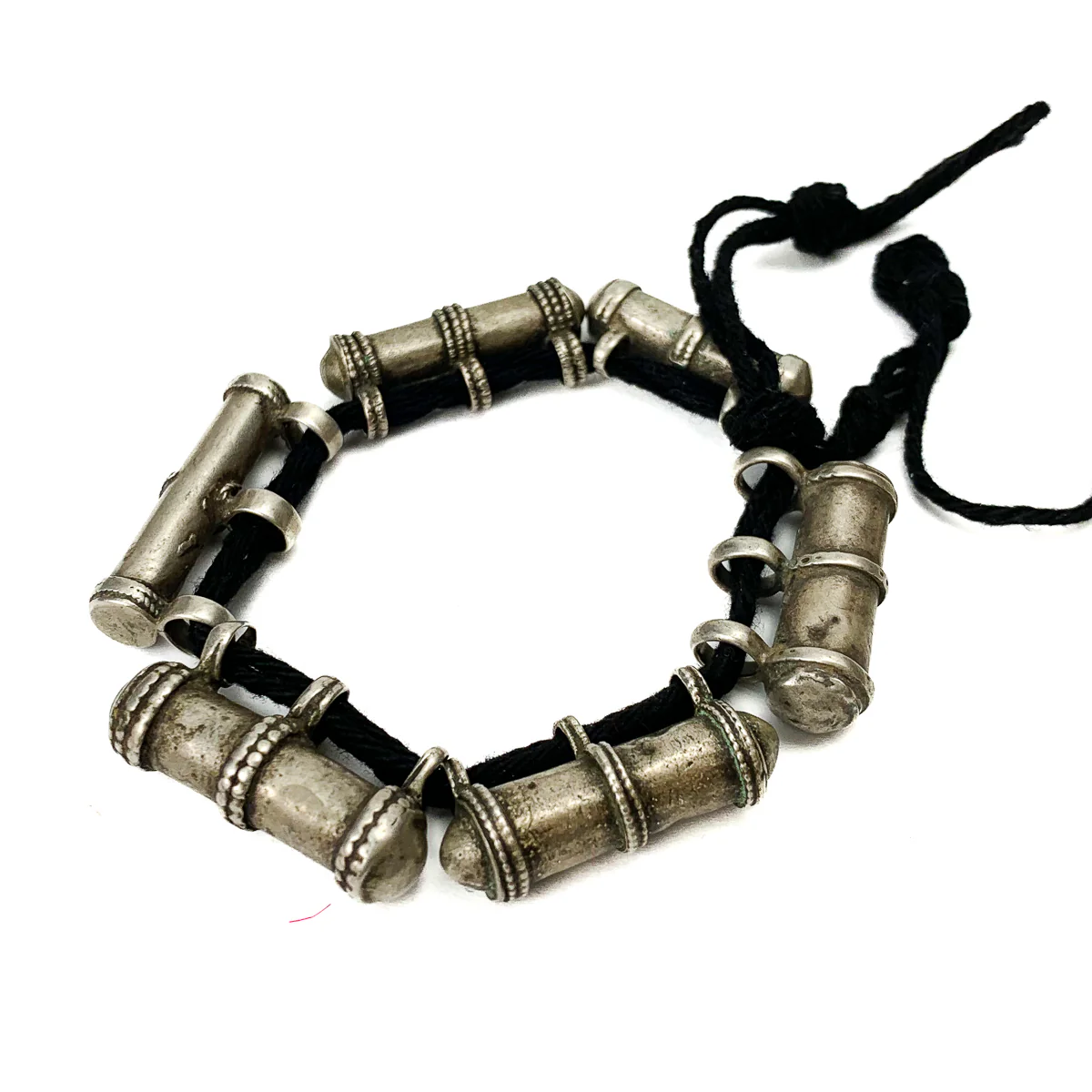 Antique Silver Telsum Prayer Box Pendants - Image 4