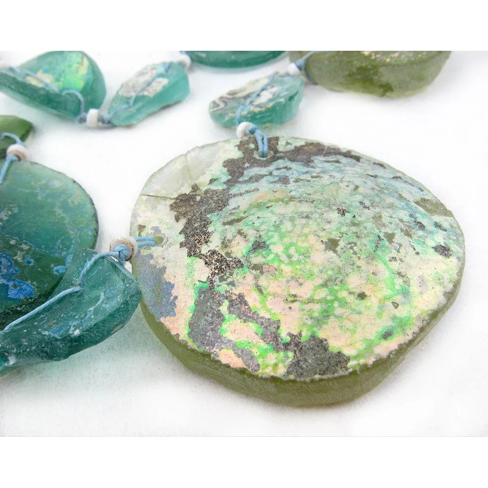 Antique Excavated Afghan Glass Beads - Image 2