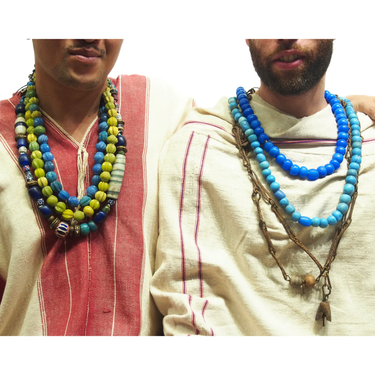 18th-19th Century Indian Naga Heirloom Trade Bead Necklace - Image 2