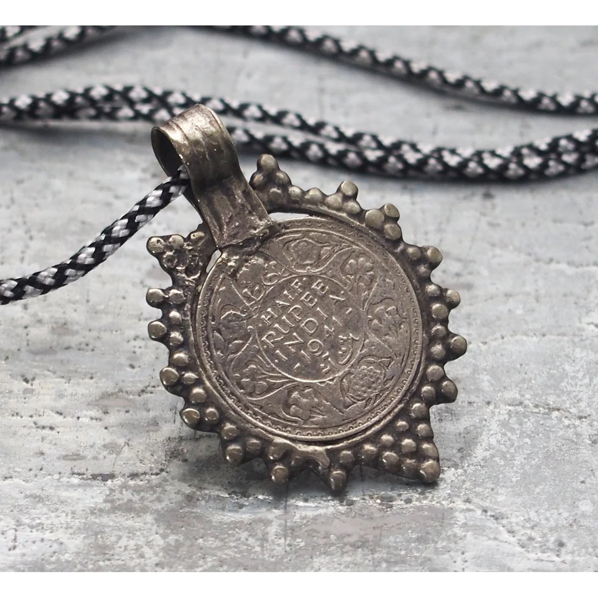 Antique King George VI Coin Pendant - Image 2