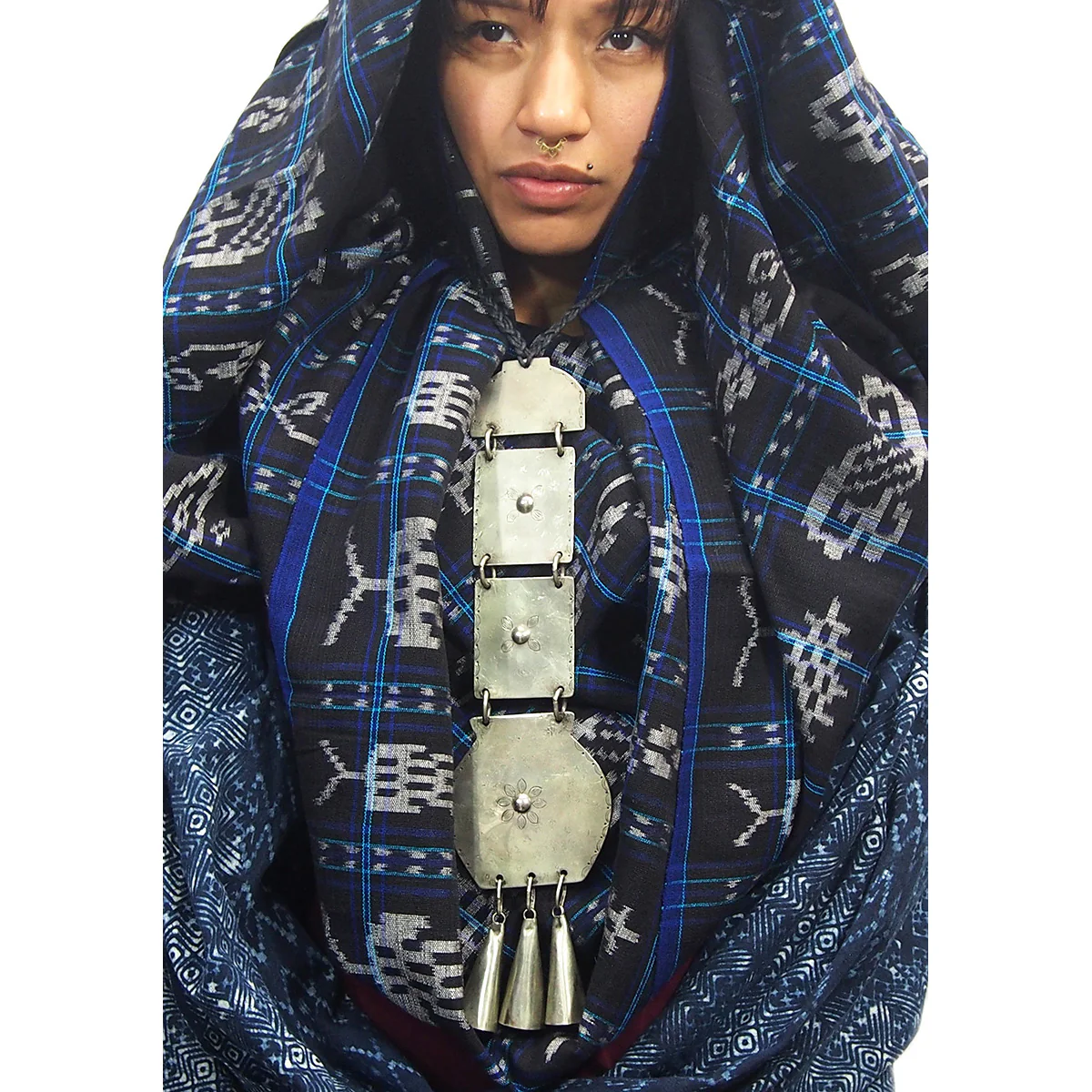 Antique Mapuche Sikil Pectoral Necklace - Image 3