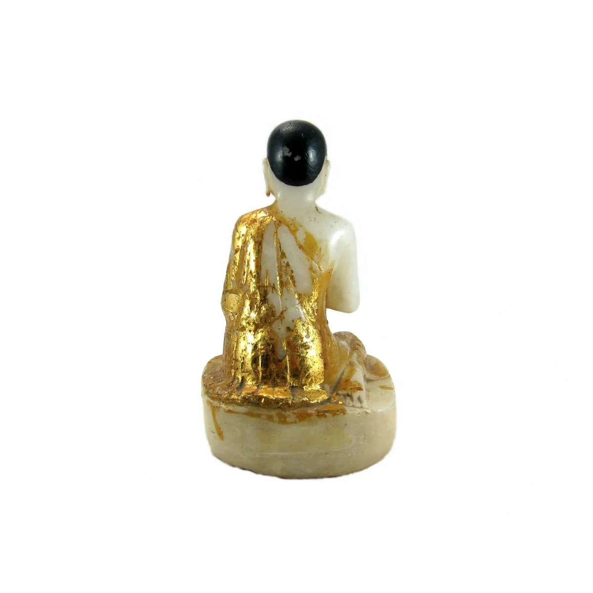Antique Monk Marble Statue - Image 3
