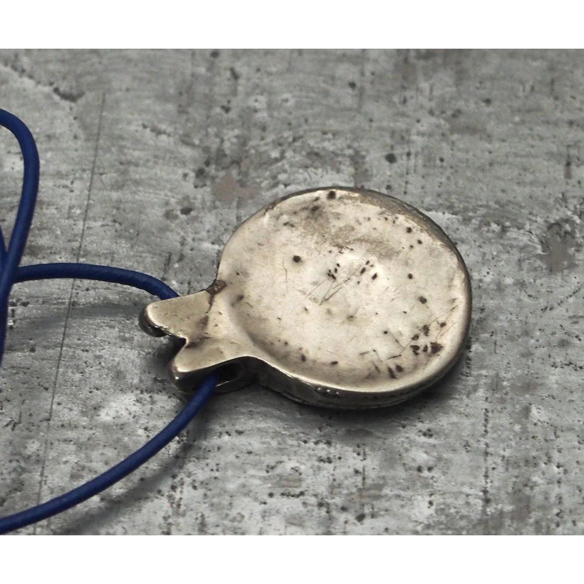 Antique Mother of Pearl/Silver Pendant - Image 2