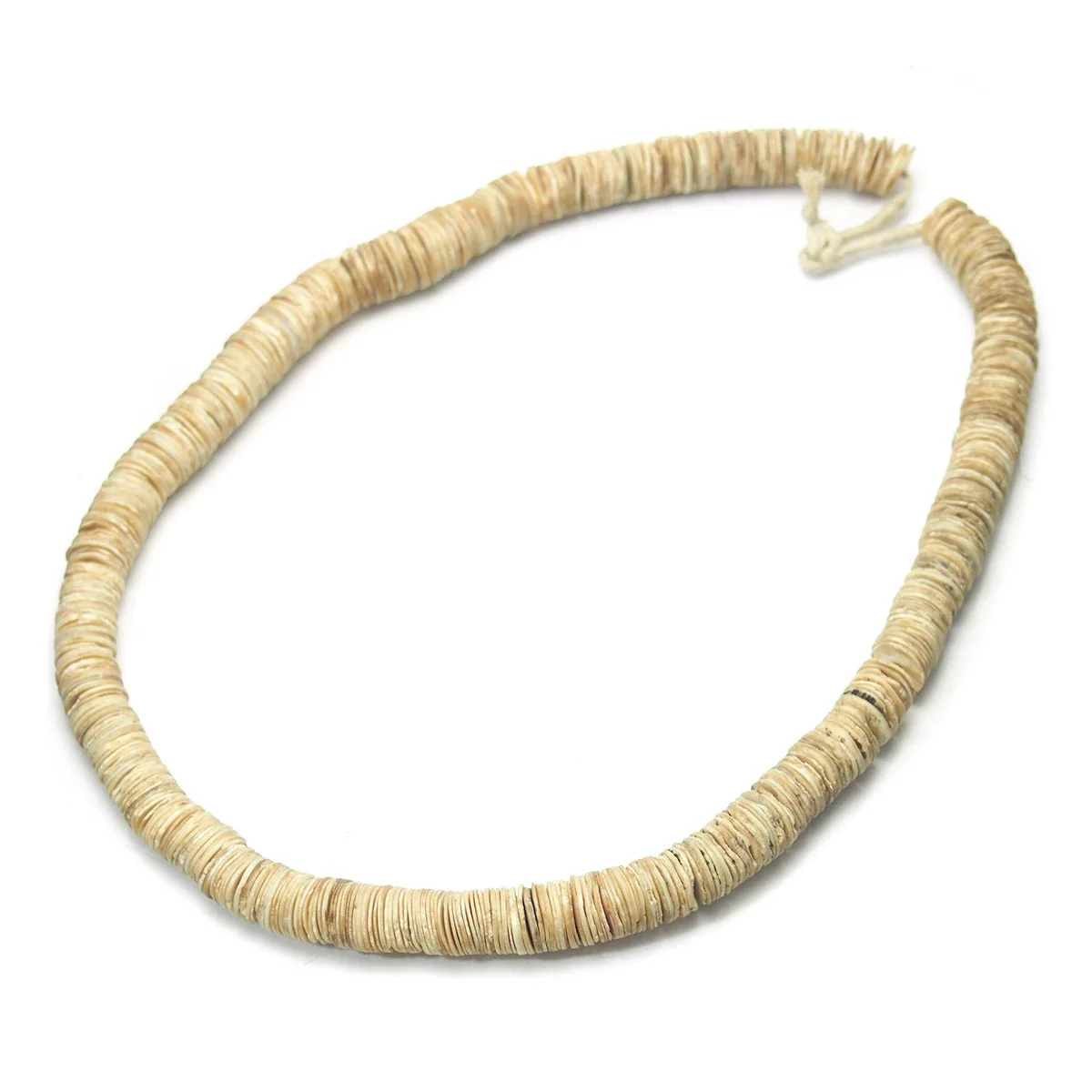 Antique Shell Extra Thin Heishi Beads / Necklace from Kenya - Image 4