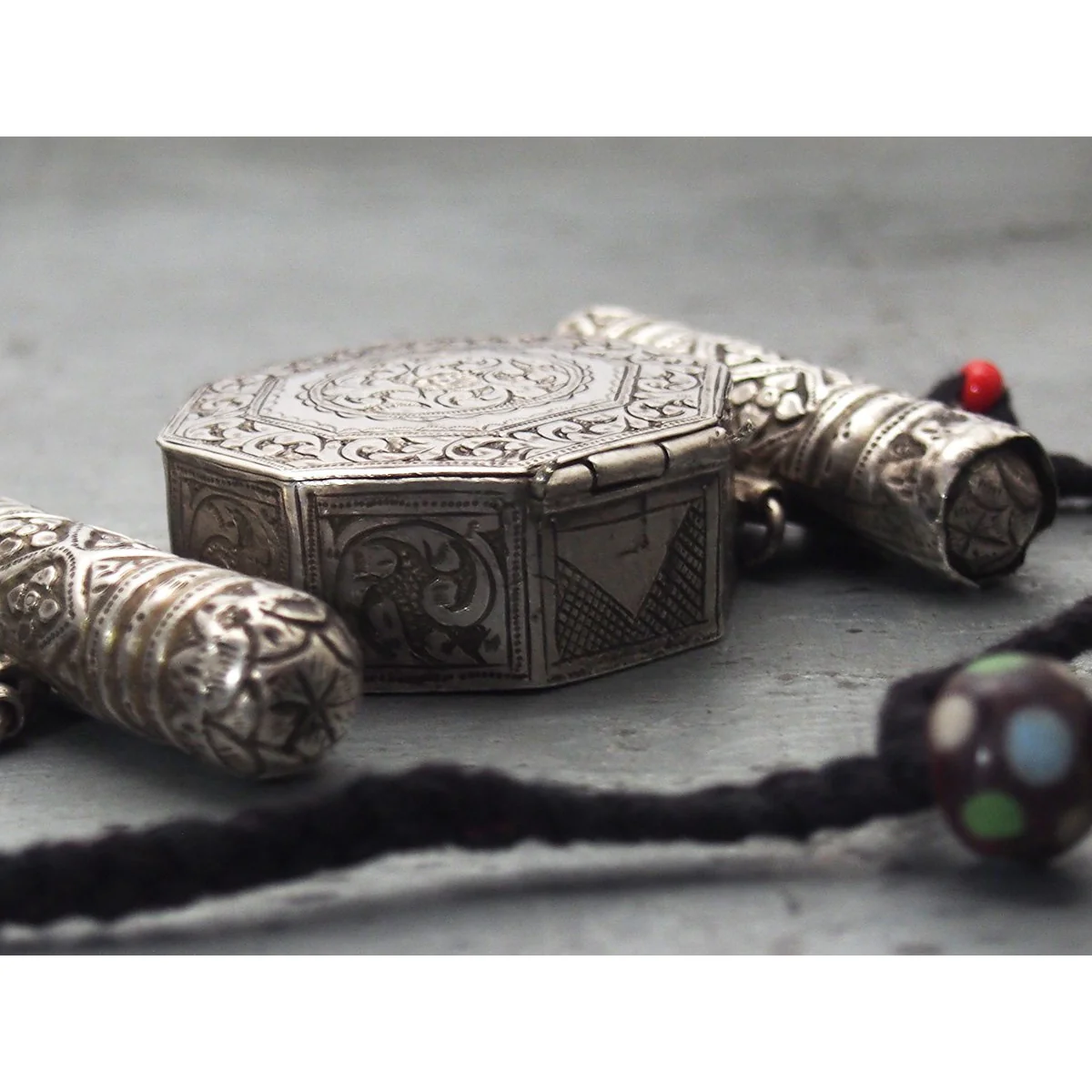 Antique Silver Bazuband - Image 4