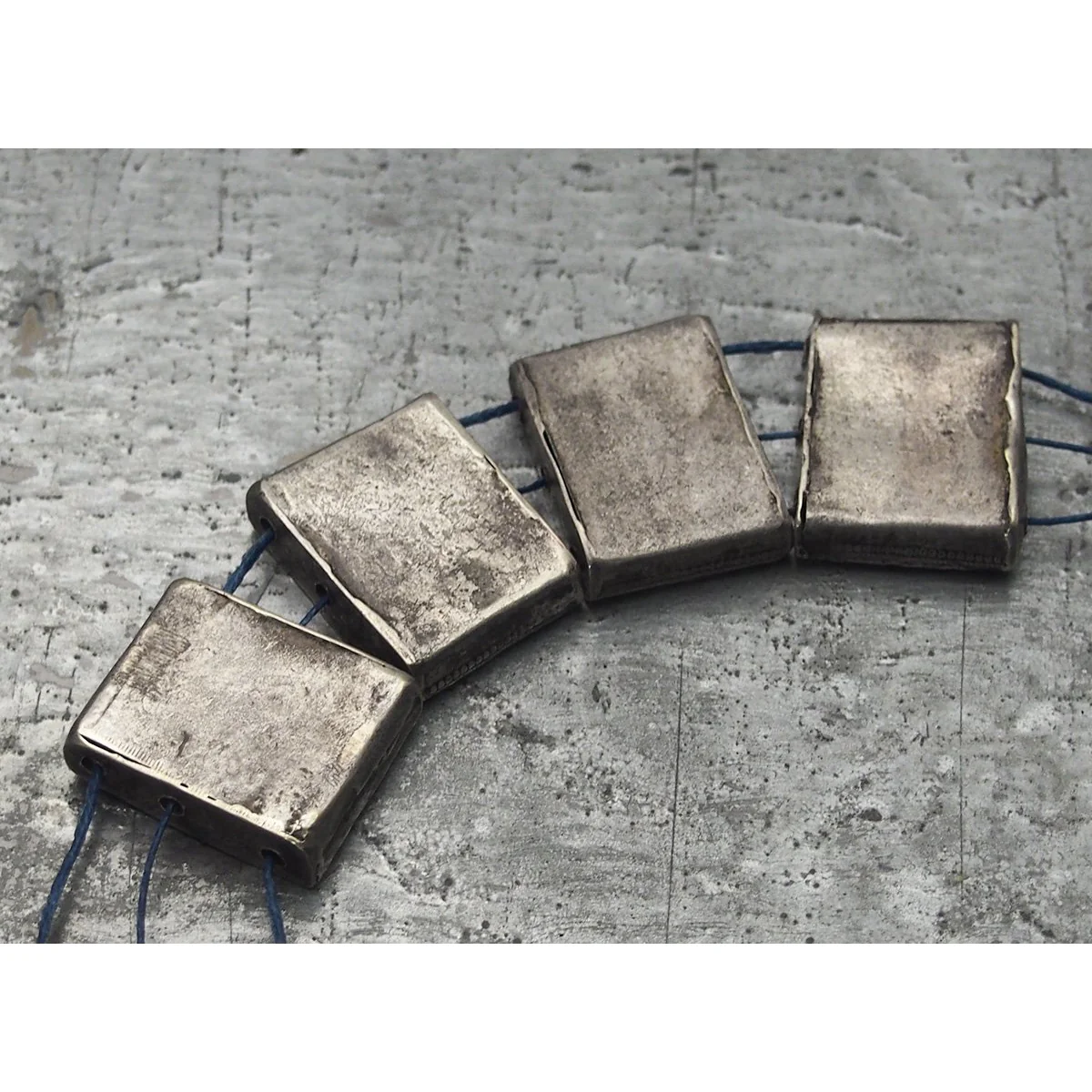 Antique Silver Bird Beads - Image 4