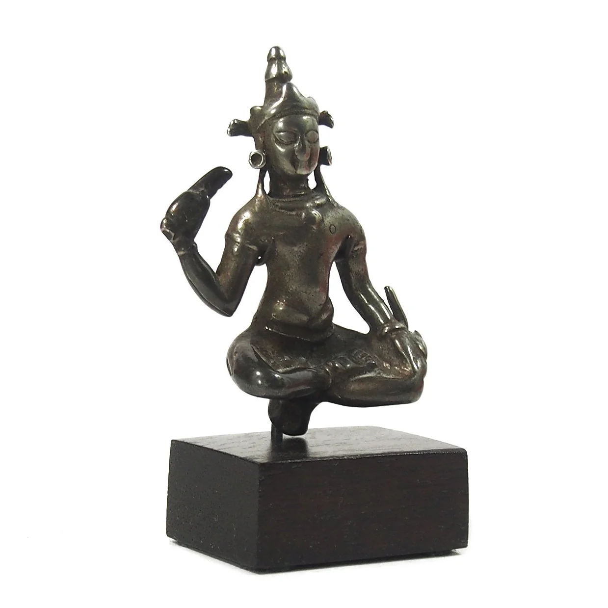 Tibetan God Figure Possibly Bodhisattva Manjushri Antique from Brian's Collection - Image 2