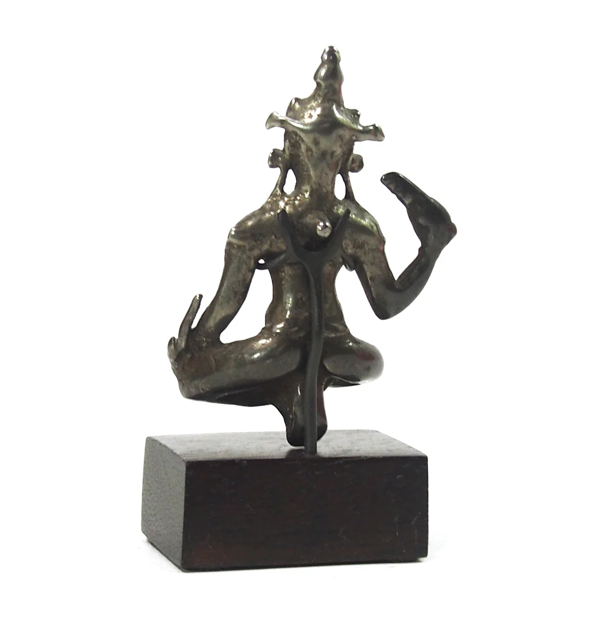 Tibetan God Figure Possibly Bodhisattva Manjushri Antique from Brian's Collection - Image 3
