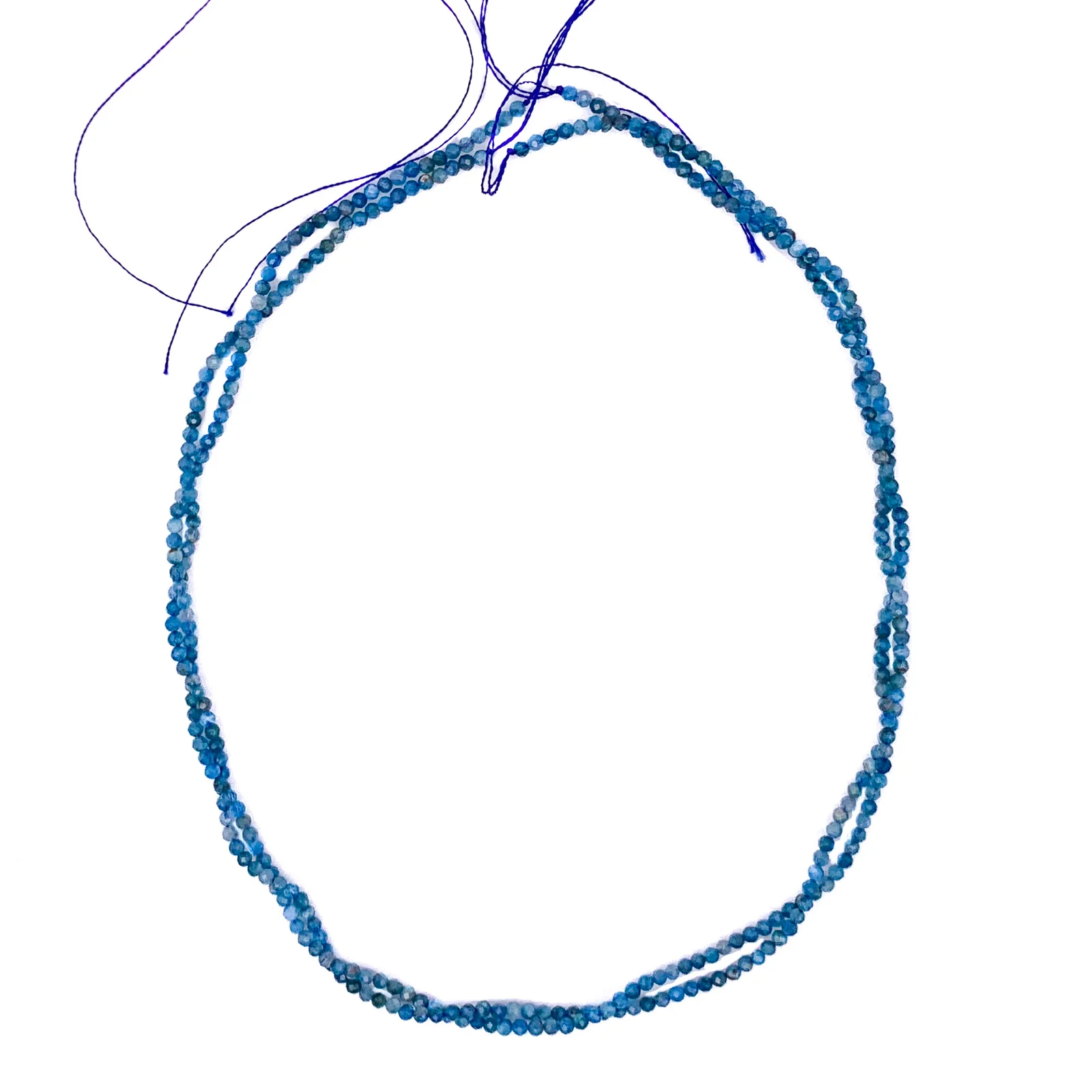 Apatite 2.5mm Faceted Round Beads - Image 6