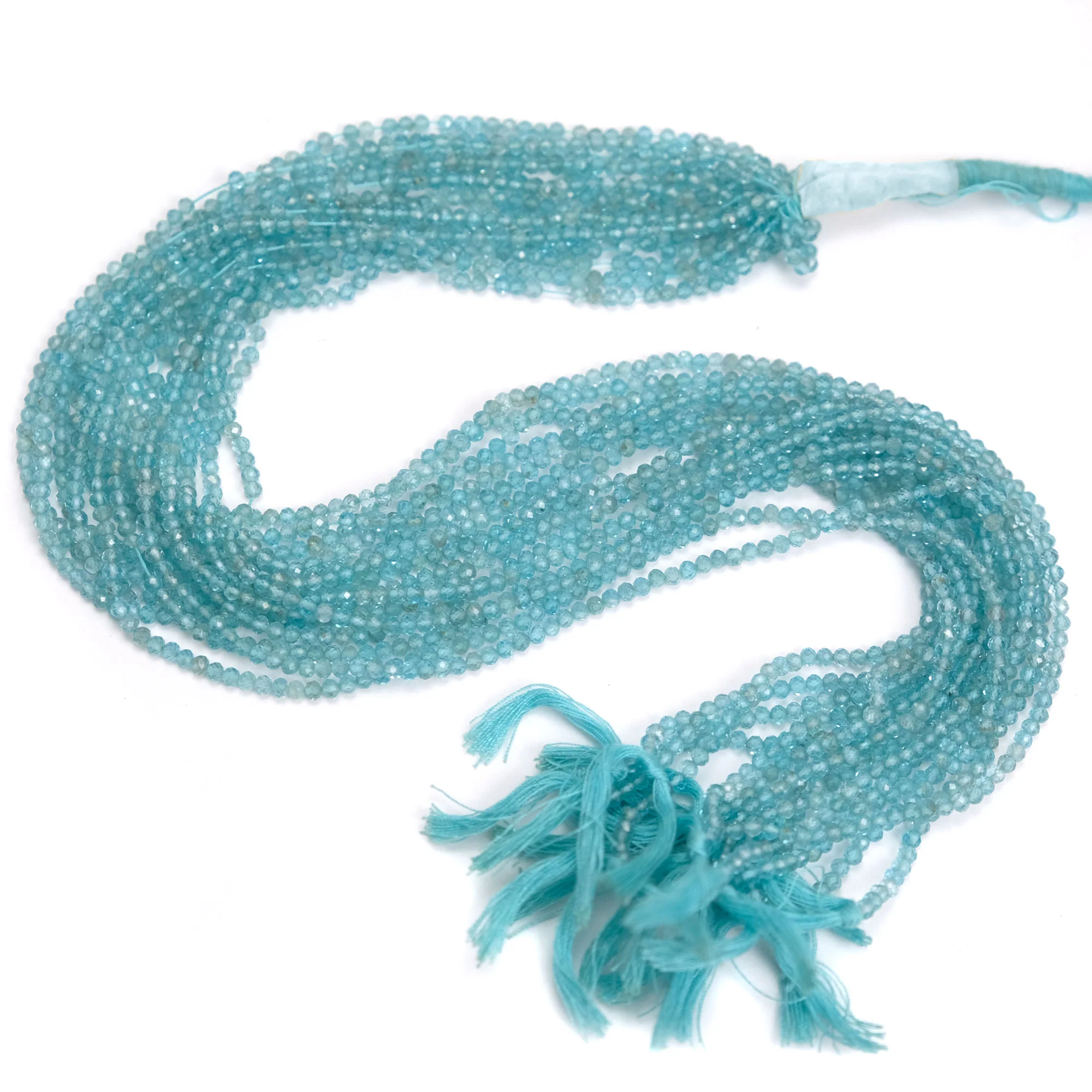 Apatite 2mm Faceted Rounds (A) - Image 3