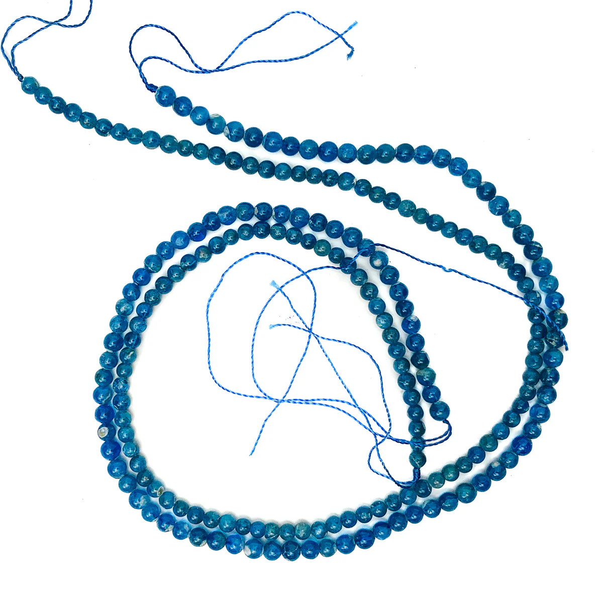 Apatite 4mm Smooth Rounds Strand - Image 2