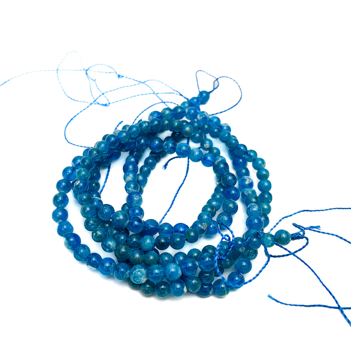 Apatite 4mm Smooth Rounds Strand - Image 3
