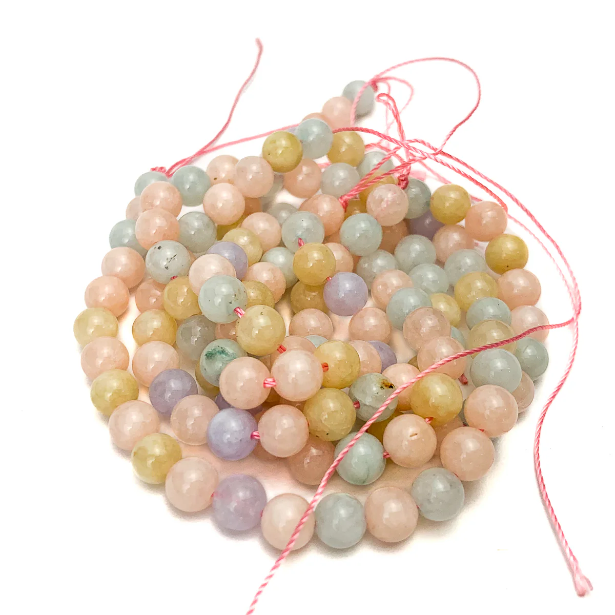 Aquamarine / Beryl 6mm Smooth Rounds - Image 4