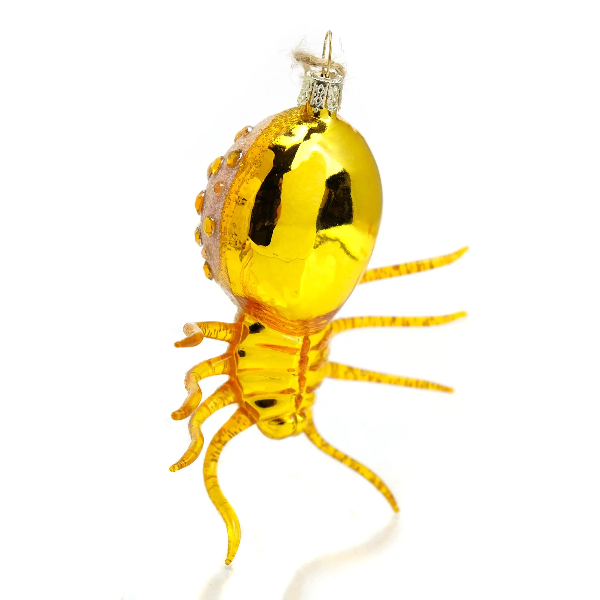 Golden Jeweled Spider Arachnid Ornament 50%OFF - Image 2