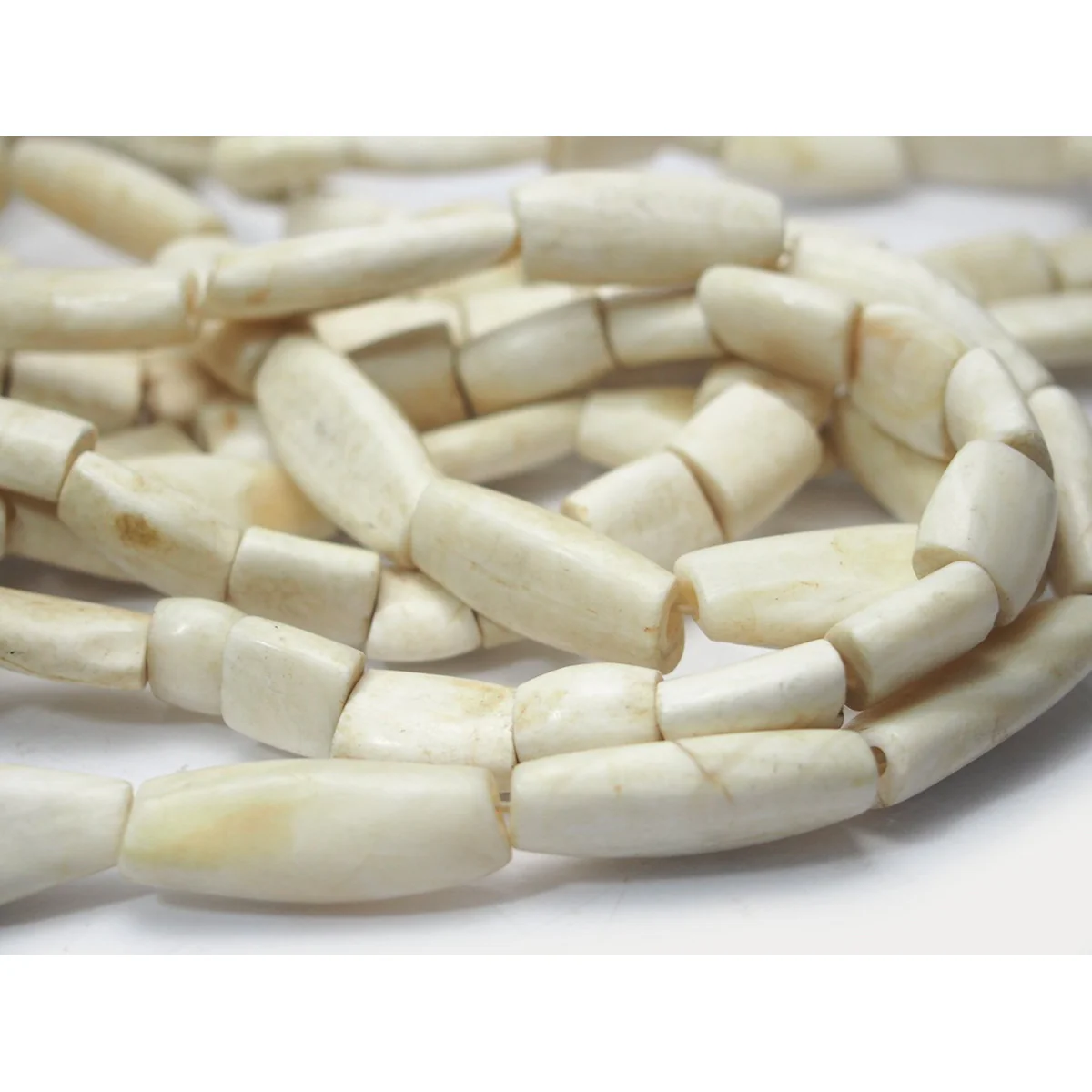 Arca Shell Hand Carved Heirloom Bead Necklace from Mali - Image 3
