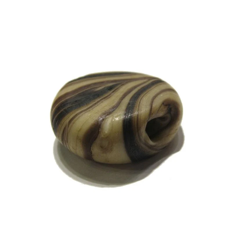 Naga Art Glass "Banded Agate Tabulars" Bead Necklace/Strand or Loose - Image 8