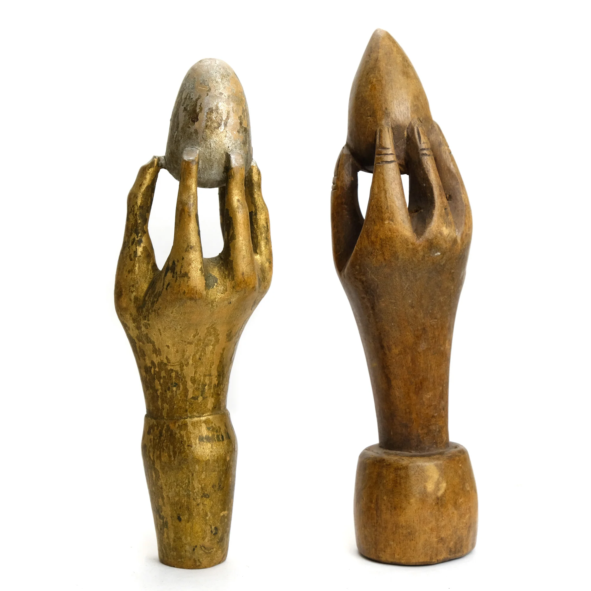 Asante Egg in the Hand Power Symbol from Ghana Set of Two Hands - Image 2