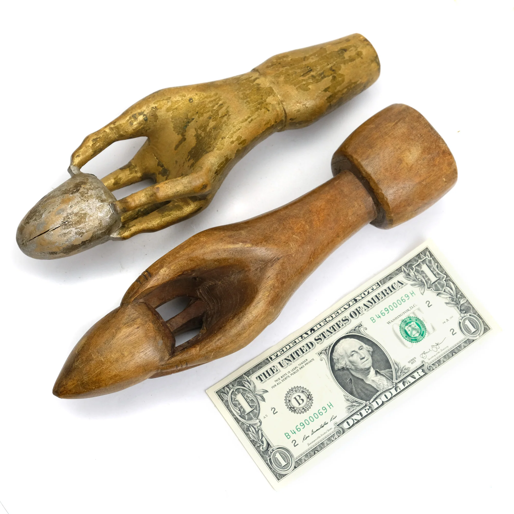Asante Egg in the Hand Power Symbol from Ghana Set of Two Hands - Image 3