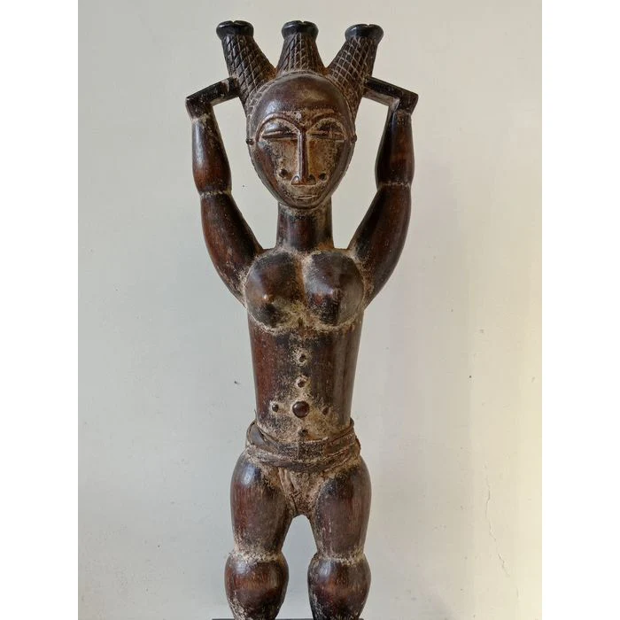 Attie Standing Ancestor Female Figure, Côte d'Ivoire #C272 - Image 2