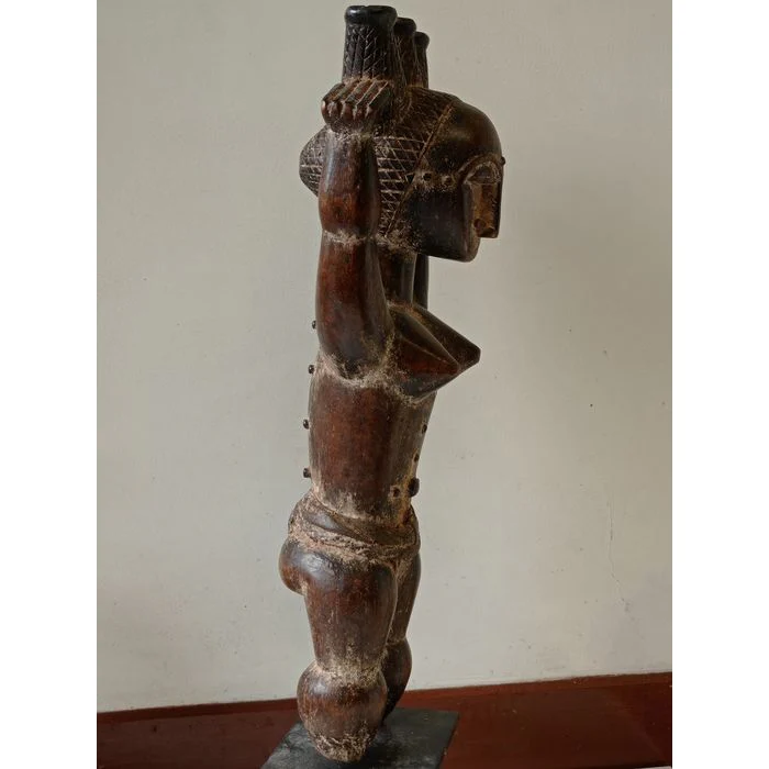 Attie Standing Ancestor Female Figure, Côte d'Ivoire #C272 - Image 4