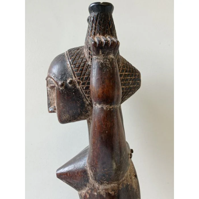 Attie Standing Ancestor Female Figure, Côte d'Ivoire #C272 - Image 6