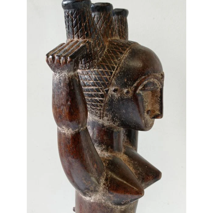 Attie Standing Ancestor Female Figure, Côte d'Ivoire #C272 - Image 7