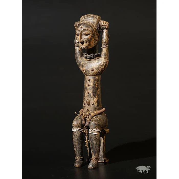Attie Female Medicinal Figure, Côte d'Ivoire #785 - Image 3