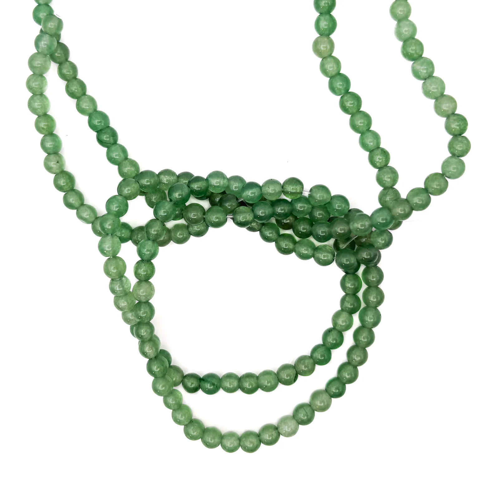 Aventurine 4.5mm AAA Smooth Rounds Bead Strand - Image 3