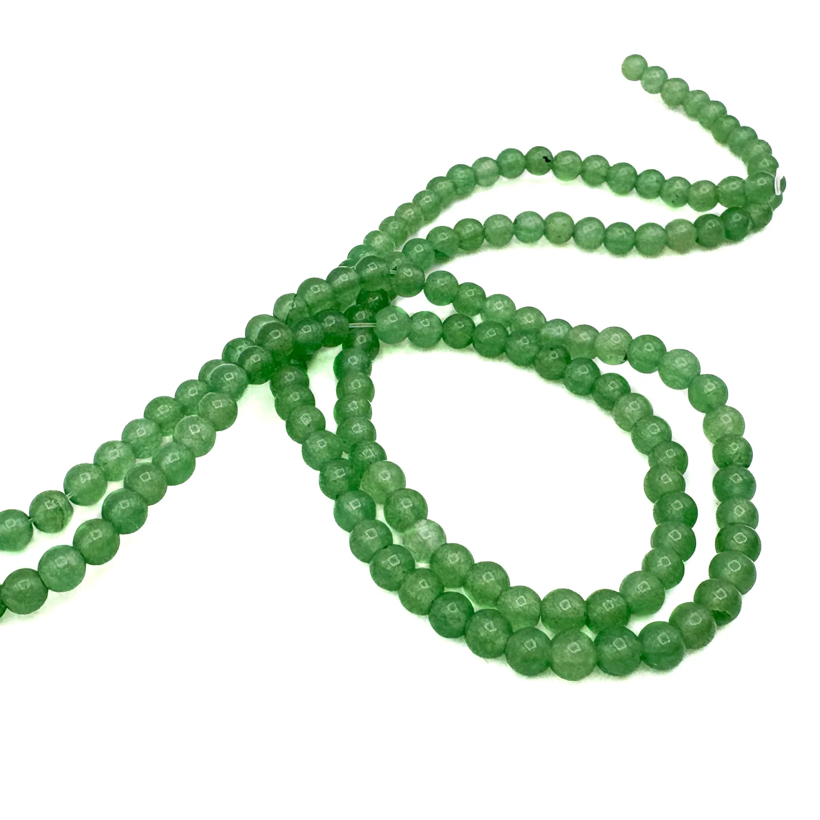 Aventurine 4.5mm AAA Smooth Rounds Bead Strand - Image 5