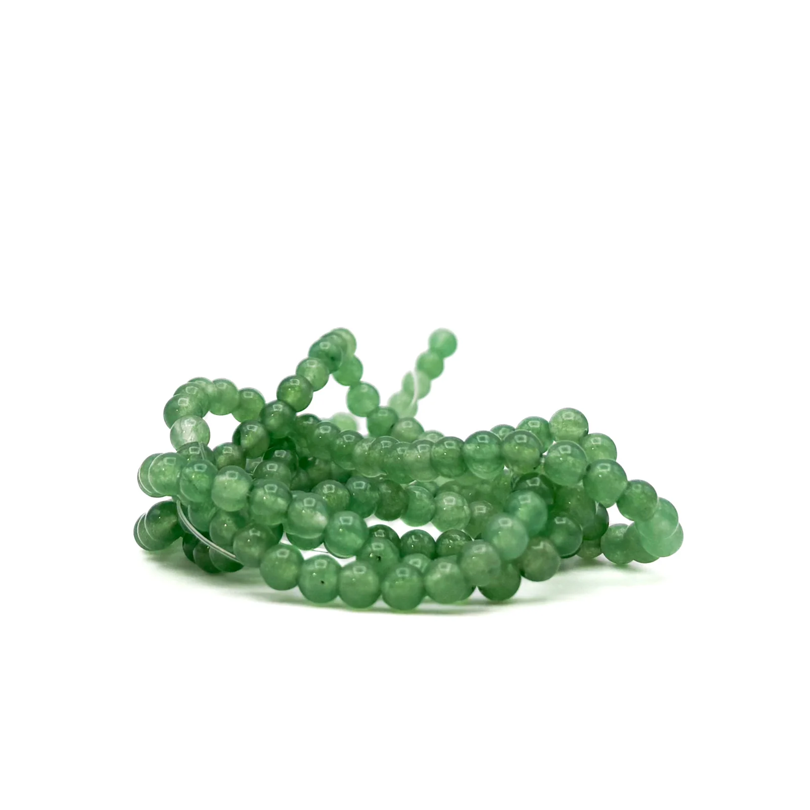 Aventurine 4.5mm AAA Smooth Rounds Bead Strand - Image 7