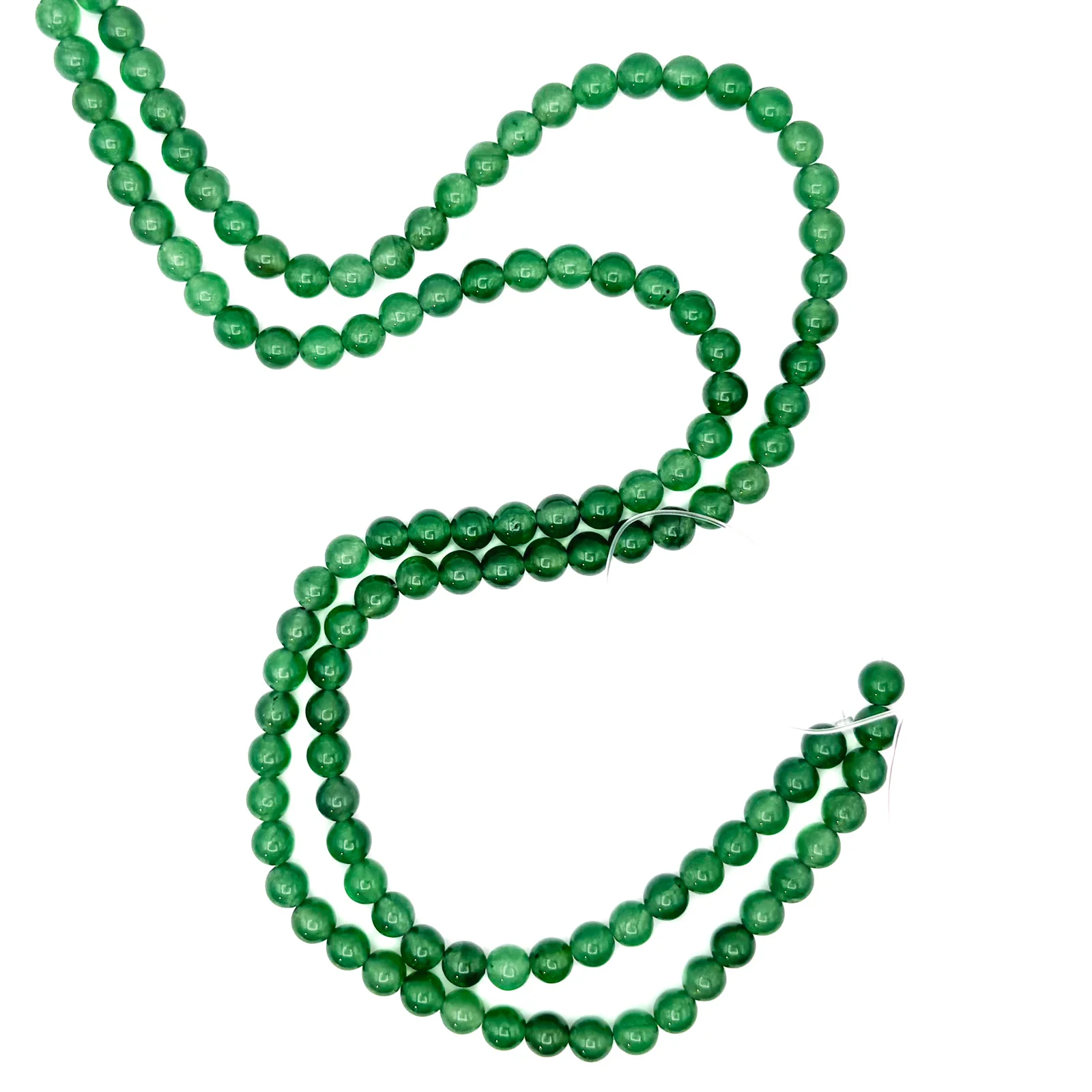 Aventurine 6.5mm AAA Smooth Rounds Bead Strand - Image 3