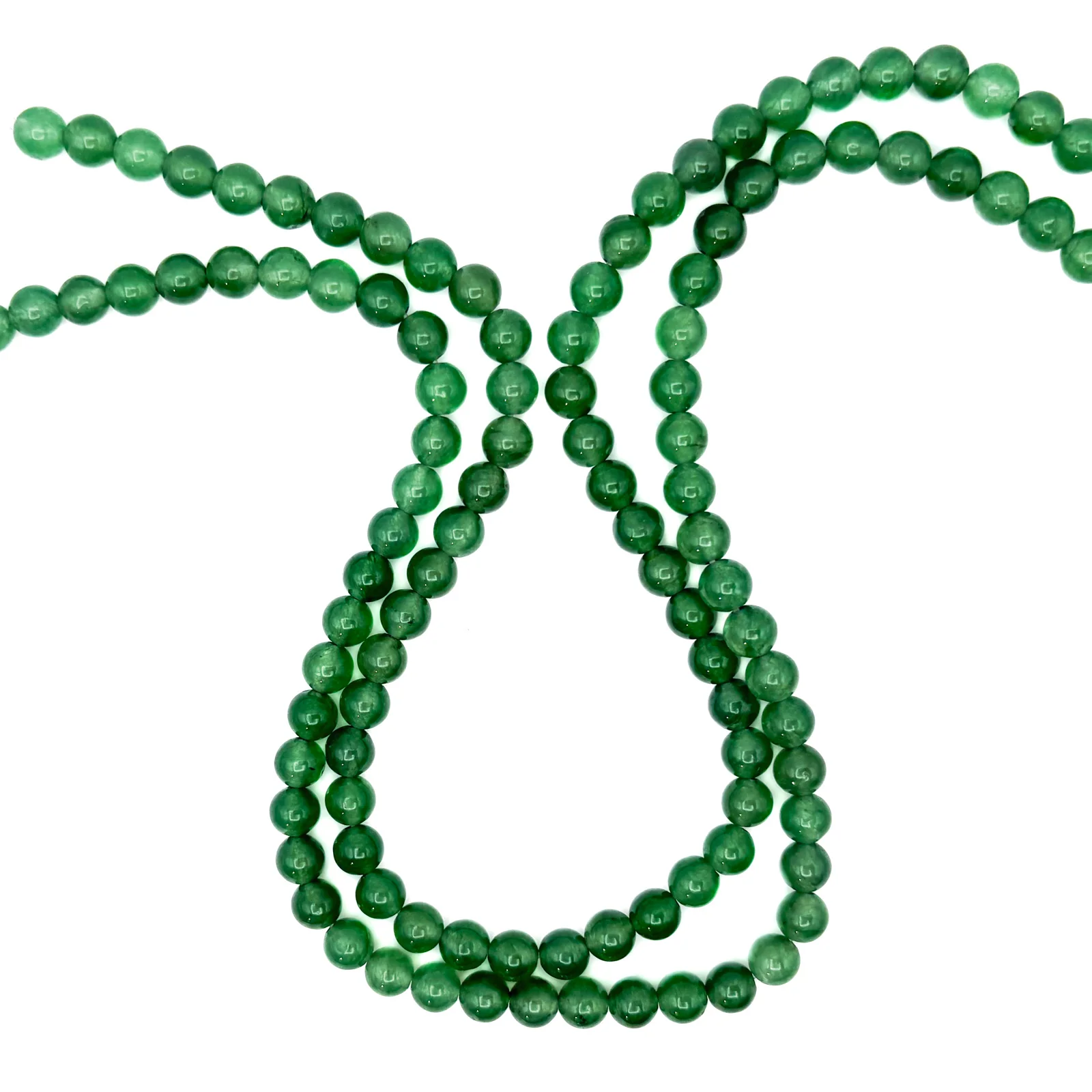 Aventurine 6.5mm AAA Smooth Rounds Bead Strand - Image 6
