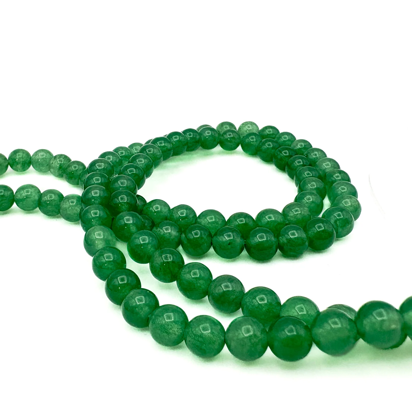Aventurine 6.5mm AAA Smooth Rounds Bead Strand - Image 7