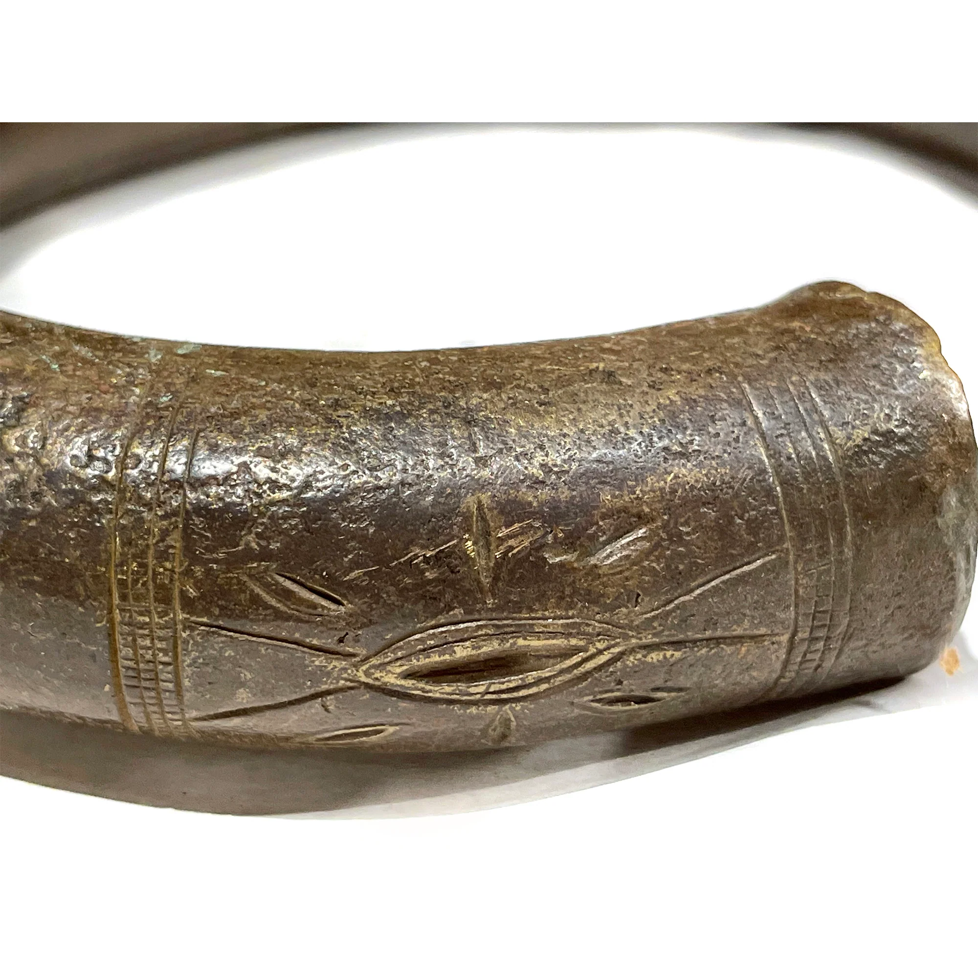 Azande Heavy and Impressive 19th Century Currency Torque from Zaire - Image 3